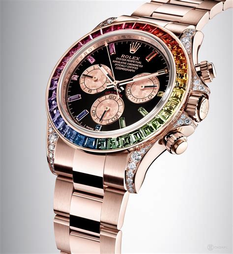 rolex daytona rainbow pave dial|Rolex 116595 rbow.